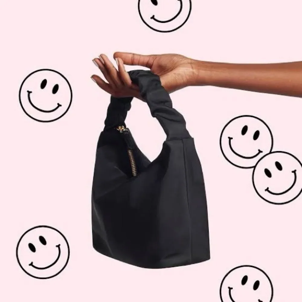 Stoney Clover Lane Black Scrunch Handle Bag - Picture 1 of 4